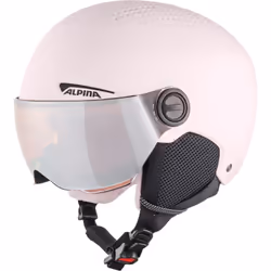 Alpina Sports ZUPO VISOR QLite, Coque rigide, Run System Ergo Snow, Visière de casque, Mat