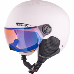 Alpina Sports Zupo Visor Q-Lite, Coque rigide, Run System Ergo Snow, Visière de casque, Mat