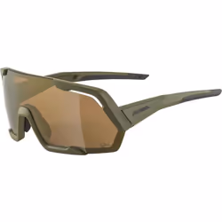 Alpina Sports ROCKET Q-LITE, Lunettes de course, Cerclé, Olive, Plastique, Olive, Plastique