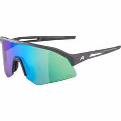Alpina Sonic HR Q-LIte, Lunettes Multi-sport, Homme, Demi-contour, Noir, Noir, Vitrocéramique