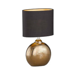Lampe de table lampe d'appoint lampe de chevet lampe de bureau bronze céramique h 39 cm