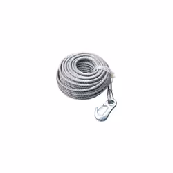Longueur 12,5 m Diamètre du câble 7 mm Utilisation pour treuil 900 kg Longueur 12,5 m Diamètre du câble 7 mm Utilisation pour ...