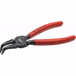 NWS 178D-62-J01 - Pince à anneau de retenue interne incurvée type J01 (Ø 3-10 mm) Conception : tête en téflon couleur titane  ...