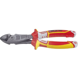 NWS - 137-69-VDE-180 vde Pince coupante diagonale à forte démultiplication avec facette 180 mm