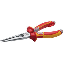 NWS - 140-49-VDE-205 vde Pince plate à becs ronds Acier à outils 205 mm