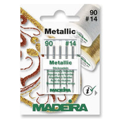 Madeira 9451 aiguille à coudre 5 pièce(s) Machine à coudre Acier inoxydable Aiguille métallisée