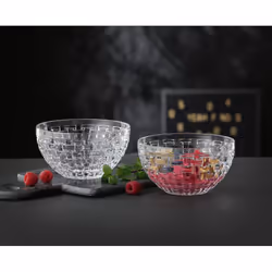 Nachtmann Bossa Nova Bol à dessert 0,75 L Ovale Verre Transparent 2 pièce(s)