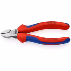 Knipex 70 02 140 SB, Pince diagonale, 4 mm, Acier, Bleu, Rouge, 140 mm, 54 mm