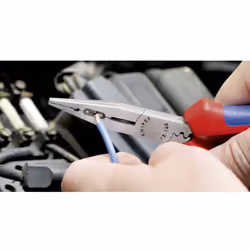 Informations techniques Longueur : 160 mm Poids : 160 g La pince idéale pour les travaux de câblage. Pour saisir et courber l ...