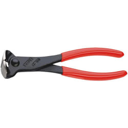 Knipex - 68 01 180 Pince coupante de devant gainées en plastique noire atramentisée 180 mm