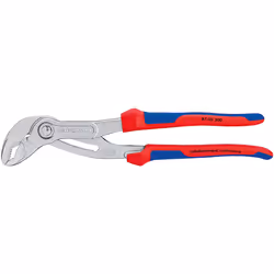 Knipex 87 05 300, Pince à rainure et languette, 7 cm, 6 cm, Sulfate de chondroïtine, Bleu, Rouge, 300 mm