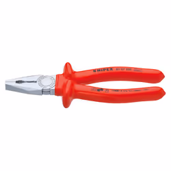Knipex 03 07 250, Pinces d'électricien, Acier, Plastique, Rouge, 225 mm, 597 g