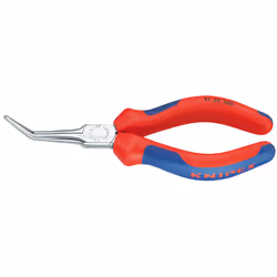 Knipex 31 25 160, Pince à long bec, 2,5 mm, 5,5 cm, Acier, Bleu, Rouge, 160 mm