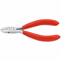Knipex 77 11 115, Pince diagonale, Acier, Plastique, Rouge, 115 mm, 70 g