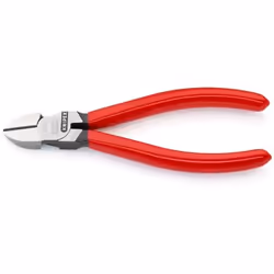 Knipex 70 01 140, Pince diagonale, 4 mm, Plastique, Acier, Plastique, Acier, Rouge, 140 mm