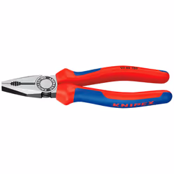 Knipex 03 02 160, Pinces d'électricien, Acier, Plastique, Bleu, Rouge, 160 mm, 223 g