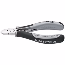 Knipex 77 22 115 ESD, Pince diagonale, Acier, Plastique, Noir, Gris, 115 mm, 80 g