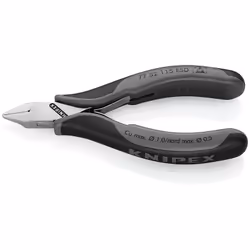 Knipex KP-7752115ESD, Pince diagonale, 1,1 cm, 1,4 cm, 7 mm, 1 mm, Protection contre les décharges électrostatiques (ESD)