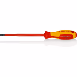 98 20 65 Tournevis pour vis à fente Manche ergonomique optimisé bi-matière pour un effort amplifié moins fatiguant et ménagea ...