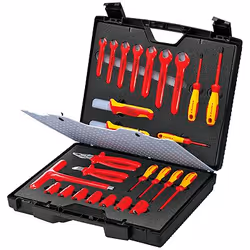 Knipex 98 99 12, Noir, Rouge, Jaune, Plastique, Résistant aux chocs, 440 mm, 385 mm, 105 mm
