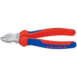 Knipex 14 25 160, Isolation de protection, 224 g, Bleu, Rouge