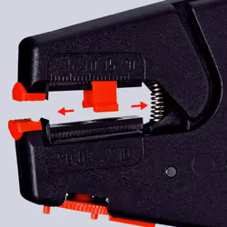 Knipex 12 40 200 SB pince à dénuder Noir