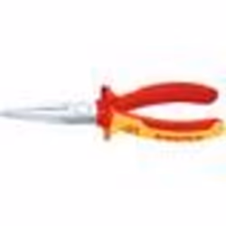 Pince à becs longs KNIPEX 160 mm - Rouge - Protection électrique - Acier électrique au chrome-vanadium