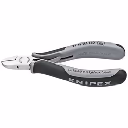 Coupe-câbles Knipex 95 12 200 ESD pour électronique avec biseau - KPX7712ESD