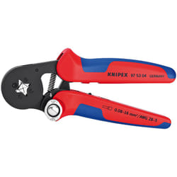 Knipex 97 53 04 SB Pince à sertir Noir, Bleu, Rouge