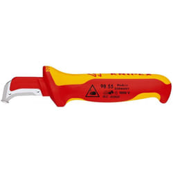 Knipex 98 55 SB couteau à lame rétractable Rouge, Jaune Couteau à lame fixe
