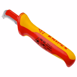 Knipex 98 55 SB couteau à lame rétractable Rouge, Jaune Couteau à lame fixe