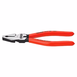 Knipex 02 01 180, Pinces d'électricien, Acier, Plastique, Rouge, 180 mm, 202 g