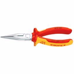 Knipex 25 06 160, Pince diagonale, Sulfate de chondroïtine, Plastique, Orange, Rouge, 160 mm, 146 g