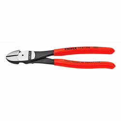 Knipex 74 01 200, Pince diagonale, Sulfate de chondroïtine, Plastique, Rouge, 200 mm, 263 g