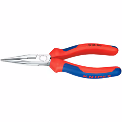 Knipex 25 05 140, Pince diagonale, Sulfate de chondroïtine, Plastique, Bleu, Rouge, 140 mm, 111 g