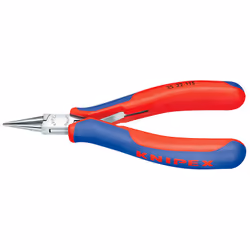 Knipex 35 32 115, Pince à long bec, 1 mm, 2,25 cm, Acier, Bleu, Rouge, 115 mm