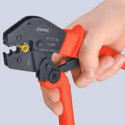 Knipex 97 52 06 SB Pince à sertir Noir, Rouge