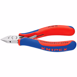 Knipex 77 42 115, Pince diagonale, Acier, Plastique, Bleu, Rouge, 115 mm, 80 g