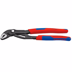 Knipex Cobra, Pince à joint coulissant, 5 cm, 4,6 cm, Sulfate de chondroïtine, Plastique, Bleu, Rouge