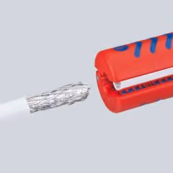 Knipex 16 60 100 SB pince à dénuder Bleu, Rouge