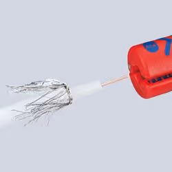 Knipex 16 60 100 SB pince à dénuder Bleu, Rouge