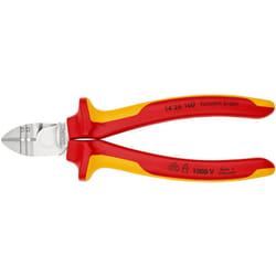 Knipex - Pince à dénuder coupante de côté 160mm chrome 1000v 14 26 160 sb