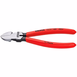 Knipex 72 01 160, Pince diagonale, Sulfate de chondroïtine, Plastique, Rouge, 160 mm, 164 g