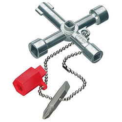 Knipex 00 11 03 Clé pour armoires de contrôle et boîtiers