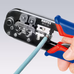 Knipex 97 51 10 Pince à sertir Noir, Bleu, Rouge - Vue supplémentaire 5