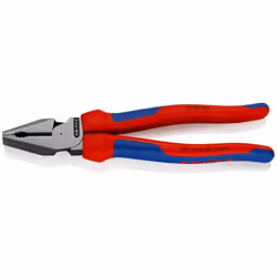 Knipex 02 02 225, Pinces d'électricien, Acier, Bleu, Rouge, 23 mm, 225 mm, 54 mm