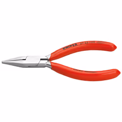 Knipex 37 23 125, Pince à long bec, Acier, Rouge, 125 mm, 72 g