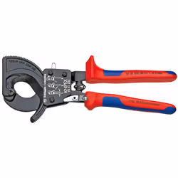 Knipex 95 31 250, Pince coupante de côté, 3,2 cm, Acier, Plastique, Bleu, Rouge, 250 mm