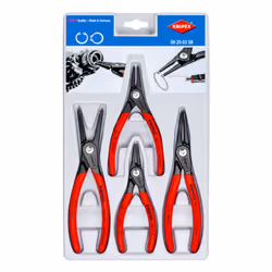 Knipex 4003773050100, Pince à anneau de retenue, Rouge, 685 g