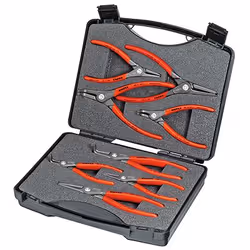 Knipex 00 21 25, Ensemble de pinces, Acier, Polypropylène (PP), Rouge, 260 mm, 210 mm